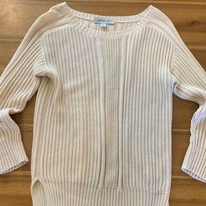 Amour Vert Cotton Sweater, Cream